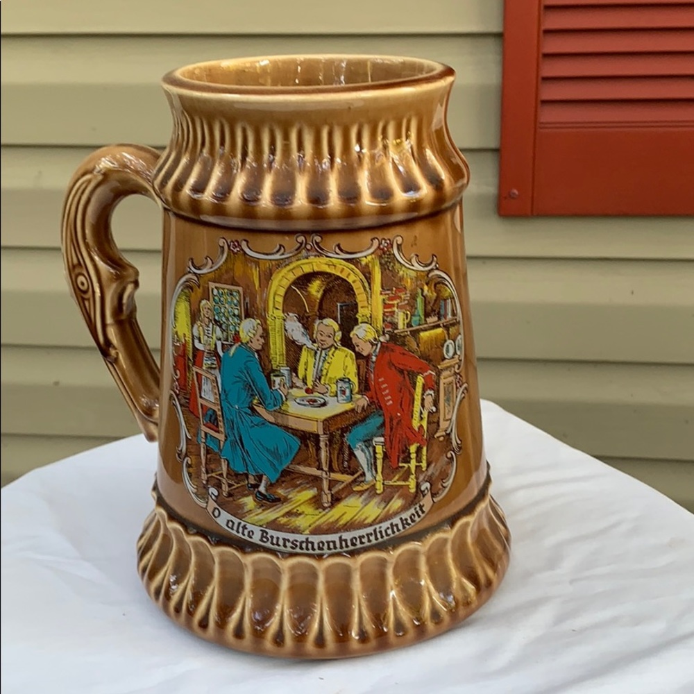 Vintage McCoy brown beer stein